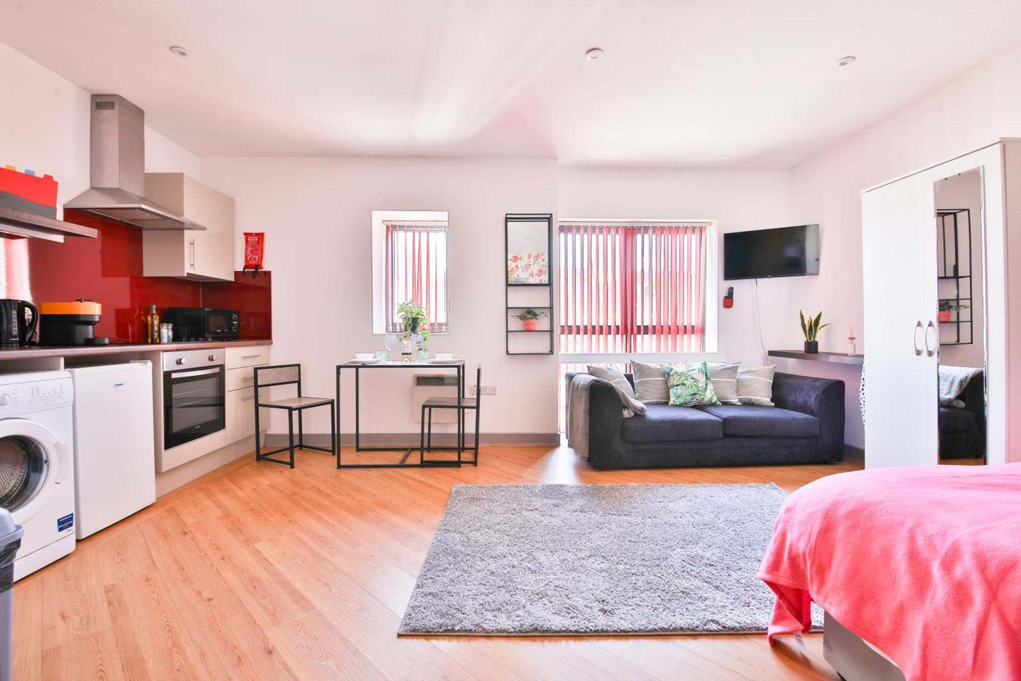 Princess Lofts City Centre Studios With Nespresso Coffee Machines & New Fast Wifi By Stayright Swansea Camera foto