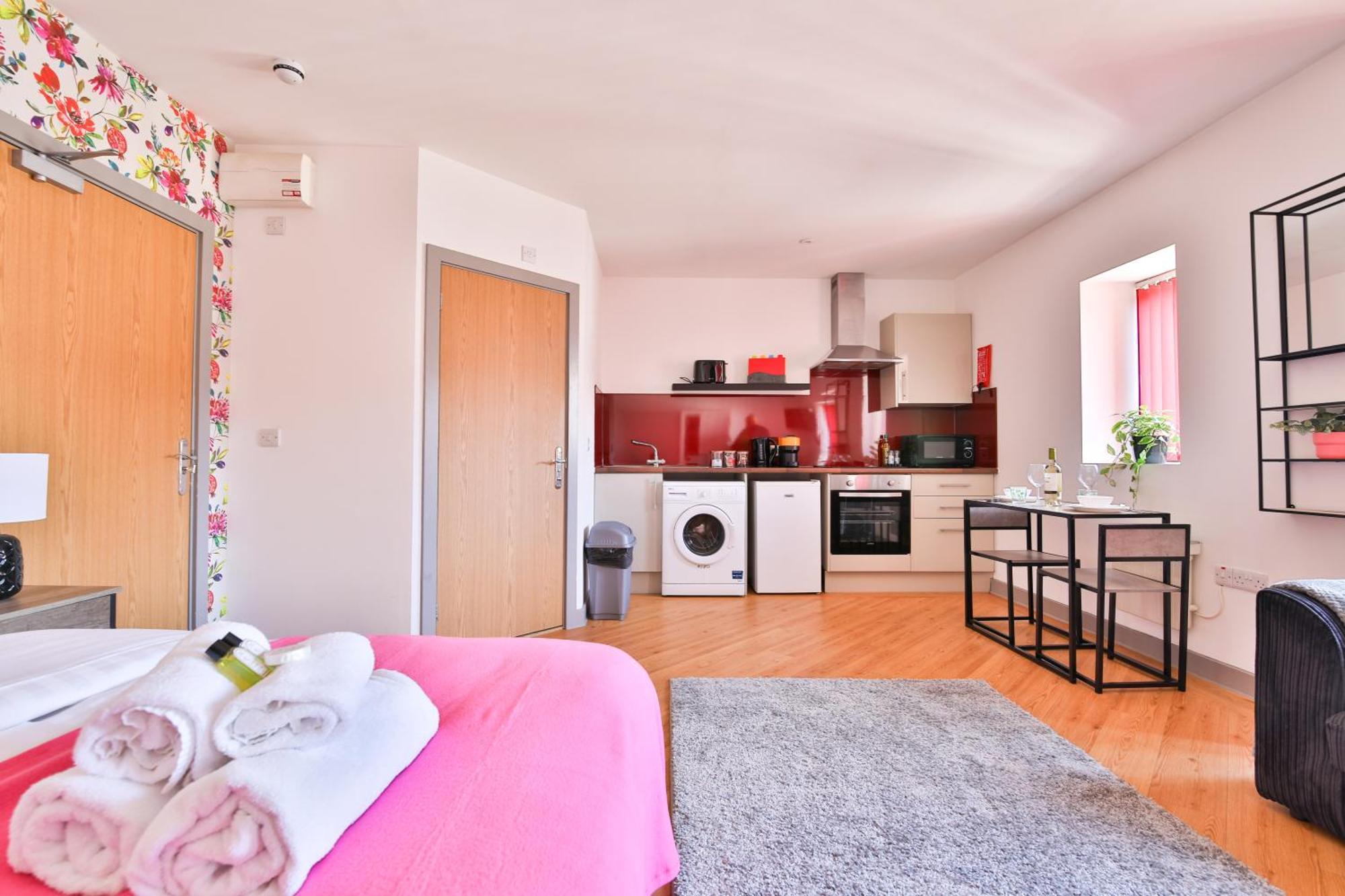 Princess Lofts City Centre Studios With Nespresso Coffee Machines & New Fast Wifi By Stayright Swansea Camera foto